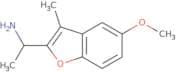 1-(5-Methoxy-3-methyl-1-benzofuran-2-yl)ethan-1-amine