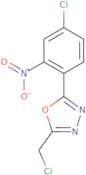 2-(4-Chloro-2-nitrophenyl)-5-(chloromethyl)-1,3,4-oxadiazole