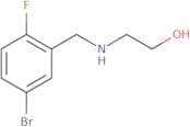 2-{[(5-Bromo-2-fluorophenyl)methyl]amino}ethan-1-ol