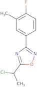 5-(1-Chloroethyl)-3-(4-fluoro-3-methylphenyl)-1,2,4-oxadiazole