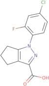 1-(4-Chloro-2-fluorophenyl)-1H,4H,5H,6H-cyclopenta[C]pyrazole-3-carboxylic acid