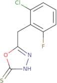 5-[(2-Chloro-6-fluorophenyl)methyl]-1,3,4-oxadiazole-2-thiol