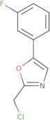2-(Chloromethyl)-5-(3-fluorophenyl)-1,3-oxazole