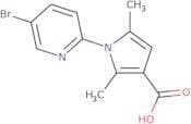 1-(5-Bromopyridin-2-yl)-2,5-dimethyl-1H-pyrrole-3-carboxylic acid