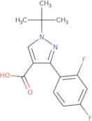 1-tert-Butyl-3-(2,4-difluorophenyl)-1H-pyrazole-4-carboxylic acid