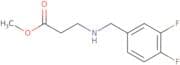 Methyl 3-{[(3,4-difluorophenyl)methyl]amino}propanoate