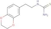 [2-(2,3-Dihydro-1,4-benzodioxin-6-yl)ethyl]thiourea