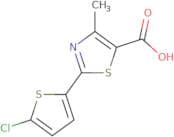 2-(5-Chlorothiophen-2-yl)-4-methyl-1,3-thiazole-5-carboxylic acid
