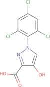 4-Hydroxy-1-(2,4,6-trichlorophenyl)-1H-pyrazole-3-carboxylic acid