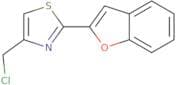 2-(1-Benzofuran-2-yl)-4-(chloromethyl)-1,3-thiazole