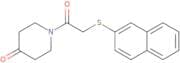 1-[2-(Naphthalen-2-ylsulfanyl)acetyl]piperidin-4-one