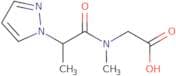 2-[N-Methyl-2-(1H-pyrazol-1-yl)propanamido]acetic acid