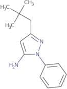 3-(2,2-Dimethylpropyl)-1-phenyl-1H-pyrazol-5-amine