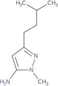 1-Methyl-3-(3-methylbutyl)-1H-pyrazol-5-amine