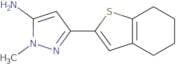 1-Methyl-3-(4,5,6,7-tetrahydro-1-benzothiophen-2-yl)-1H-pyrazol-5-amine