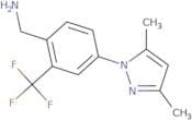 [4-(3,5-Dimethyl-1H-pyrazol-1-yl)-2-(trifluoromethyl)phenyl]methanamine