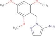 1-[(2,4,6-Trimethoxyphenyl)methyl]-1H-pyrazol-5-amine