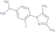 1-[4-(3,5-Dimethyl-1H-pyrazol-1-yl)-3-fluorophenyl]ethan-1-amine