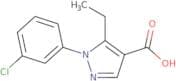 1-(3-Chlorophenyl)-5-ethyl-1H-pyrazole-4-carboxylic acid