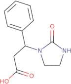 3-(2-Oxoimidazolidin-1-yl)-3-phenylpropanoic acid