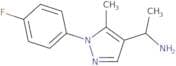 1-[1-(4-Fluorophenyl)-5-methyl-1H-pyrazol-4-yl]ethan-1-amine