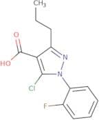 5-Chloro-1-(2-fluorophenyl)-3-propyl-1H-pyrazole-4-carboxylic acid
