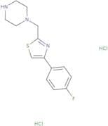 1-{[4-(4-Fluorophenyl)-1,3-thiazol-2-yl]methyl}piperazine dihydrochloride