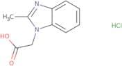 2-(2-Methyl-1H-1,3-benzodiazol-1-yl)acetic acid hydrochloride