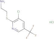 2-[(2-Aminoethyl)sulfanyl]-3-chloro-5-(trifluoromethyl)pyridine hydrochloride