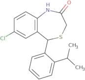 7-Chloro-1,5-dihydro-5-[2-(1-methylethyl)phenyl]-4,1-benzothiazepin-2(3H)-one