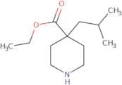 Ethyl 4-(2-methylpropyl)piperidine-4-carboxylate