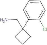 [1-(2-Chlorophenyl)cyclobutyl]methanamine