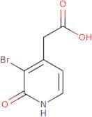 2-(3-Bromo-2-hydroxypyridin-4-yl)acetic acid