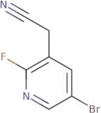 2-(5-Bromo-2-fluoropyridin-3-yl)acetonitrile