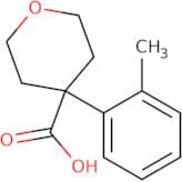 4-(2-Methylphenyl)oxane-4-carboxylic acid