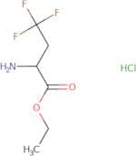 Ethyl 2-amino-4,4,4-trifluorobutanoate hydrochloride