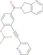 2-{2-[2-(Difluoromethoxy)-5-{5H,6H,7H-pyrrolo[3,4-b]pyridine-6-carbonyl}phenyl]ethynyl}pyridine