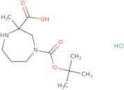 1-tert-butyl 3-methyl 1,4-diazepane-1,3-dicarboxylate