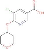 5-Chloro-6-(oxan-4-yloxy)pyridine-3-carboxylic acid