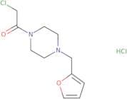 2-Chloro-1-[4-(furan-2-ylmethyl)piperazin-1-yl]ethan-1-one hydrochloride