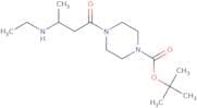 tert-Butyl 4-[3-(ethylamino)butanoyl]piperazine-1-carboxylate