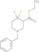 ethyl 1-benzyl-4,4-difluoropiperidine-3-carboxylate