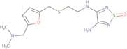4-[2-[[5-[(Dimethylamino)methyl]furan-2-yl]methylsulfanyl]ethylimino]-1-oxido-1,2,5-thiadiazol-1-i…