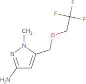 1-Methyl-5-[(2,2,2-trifluoroethoxy)methyl]-1H-pyrazol-3-amine