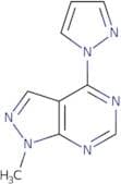 1-{1-Methyl-1H-pyrazolo[3,4-d]pyrimidin-4-yl}-1H-pyrazole