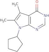 7-Cyclopentyl-5,6-dimethyl-7H-pyrrolo[2,3-d]pyrimidin-4-ol