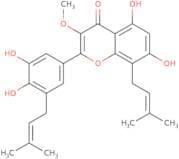 5,7,3',4'-Tetrahydroxy-3-methoxy-8,5'-diprenylflavone
