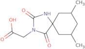 2-{7,9-Dimethyl-2,4-dioxo-1,3-diazaspiro[4.5]decan-3-yl}acetic acid