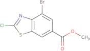 Methyl 4-bromo-2-chloro-1,3-benzothiazole-6-carboxylate