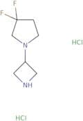 1-(3-azetidinyl)-3,3-difluoro-pyrrolidine 2hcl